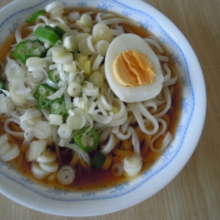 オクラうどん☆